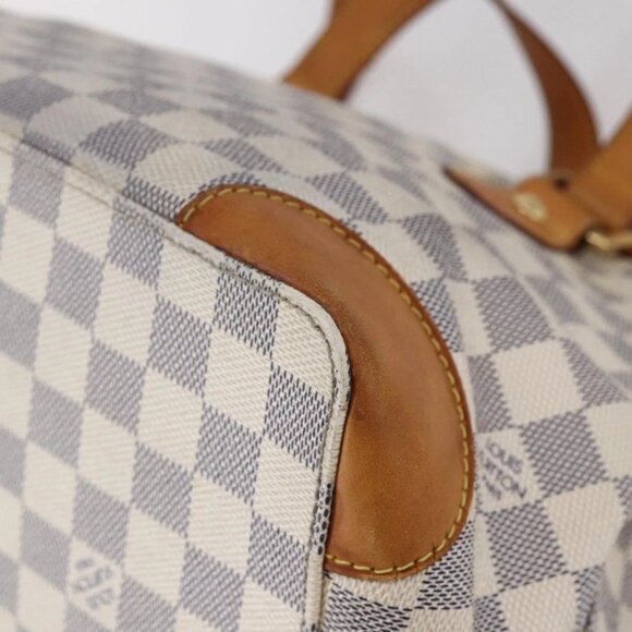 LOUIS VUITTON Damier Azur Hampstead PM Tote Bag N51207 LV Auth 147458 - Picture 4 of 16